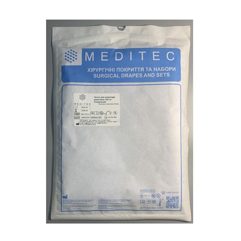 Чохол для апаратури діаметром 120 см «Meditec®», матеріал поліетилен – 60 мкм. Стерильний